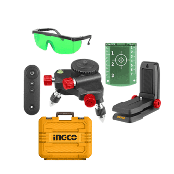 Niveau laser à Batteries 16V à nivellement automatique à faisceau vert 3D - image 5