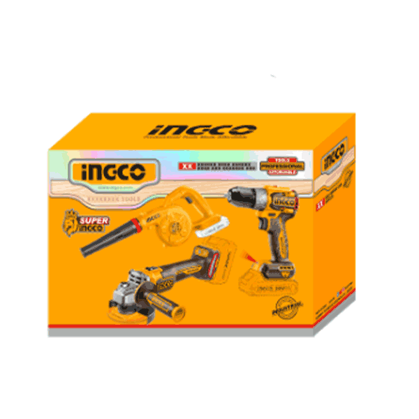 Pack De 3 Machines Avec 2 Batt 2Ah /4Ah Ingco - image 5