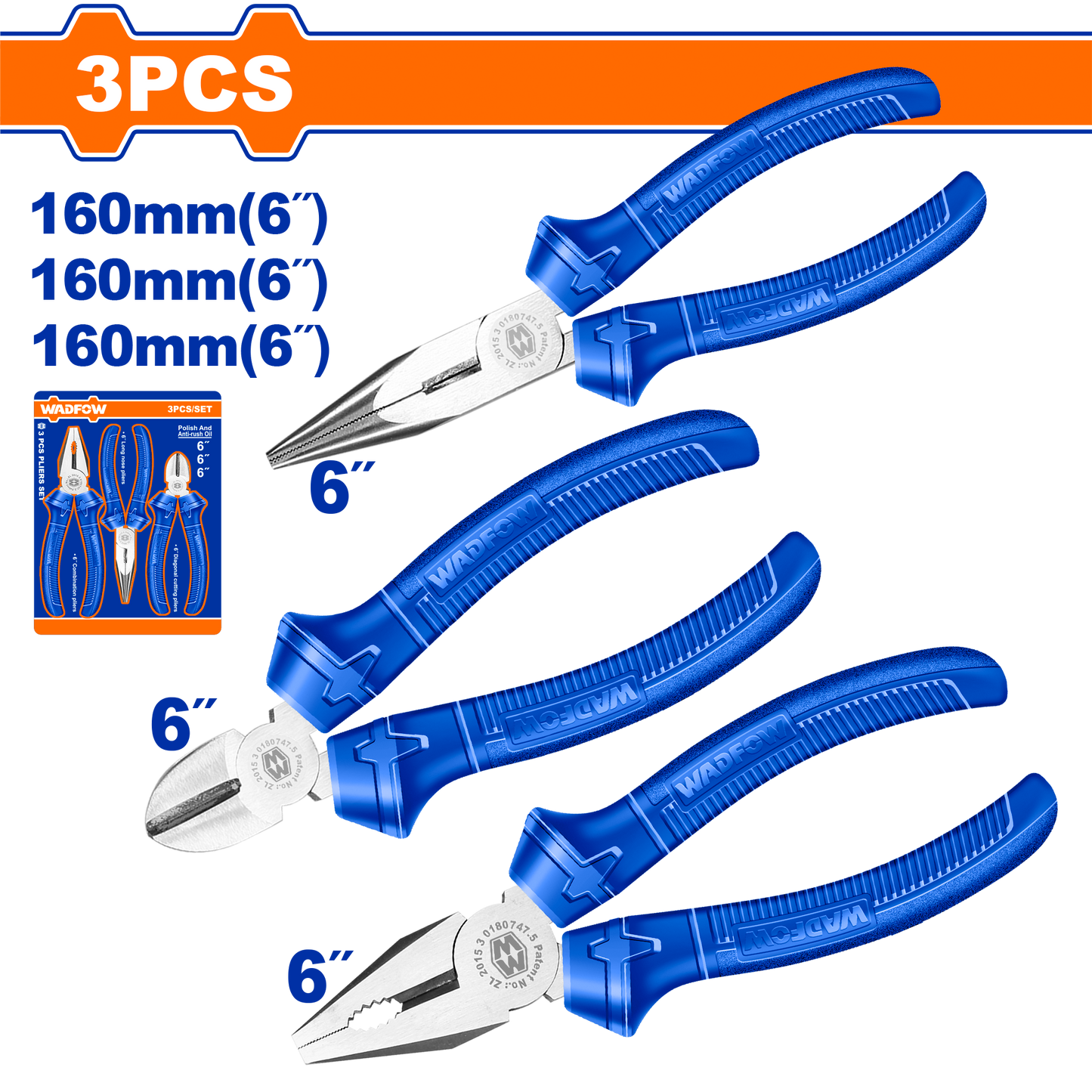 3 Pcs pliers set - image 2