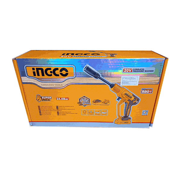 Nettoyeur 20V +1Bat +Chargeur 2Ah Ingco - image 5