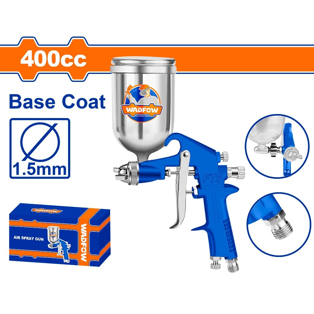 Gravity Type Air Spray Gun 400cc Car Paint Base Coat for Air Compressor