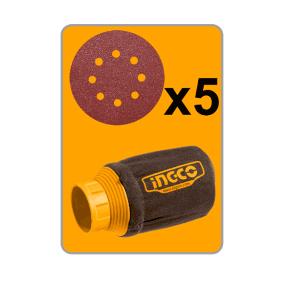 Ponceuse Excentrique Brushless 20V +1Batt 2Ah 125Mm Ingco - image 3