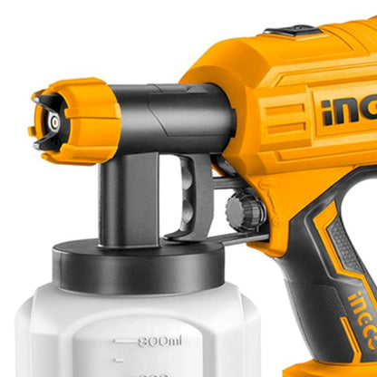 Pistolet à peinture sans fil 20v (batterie et chargeur non inclus) - image 2