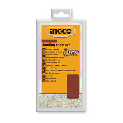 Jeu feuilles abrasives ponçage 50pcs 264*115mm - image 2