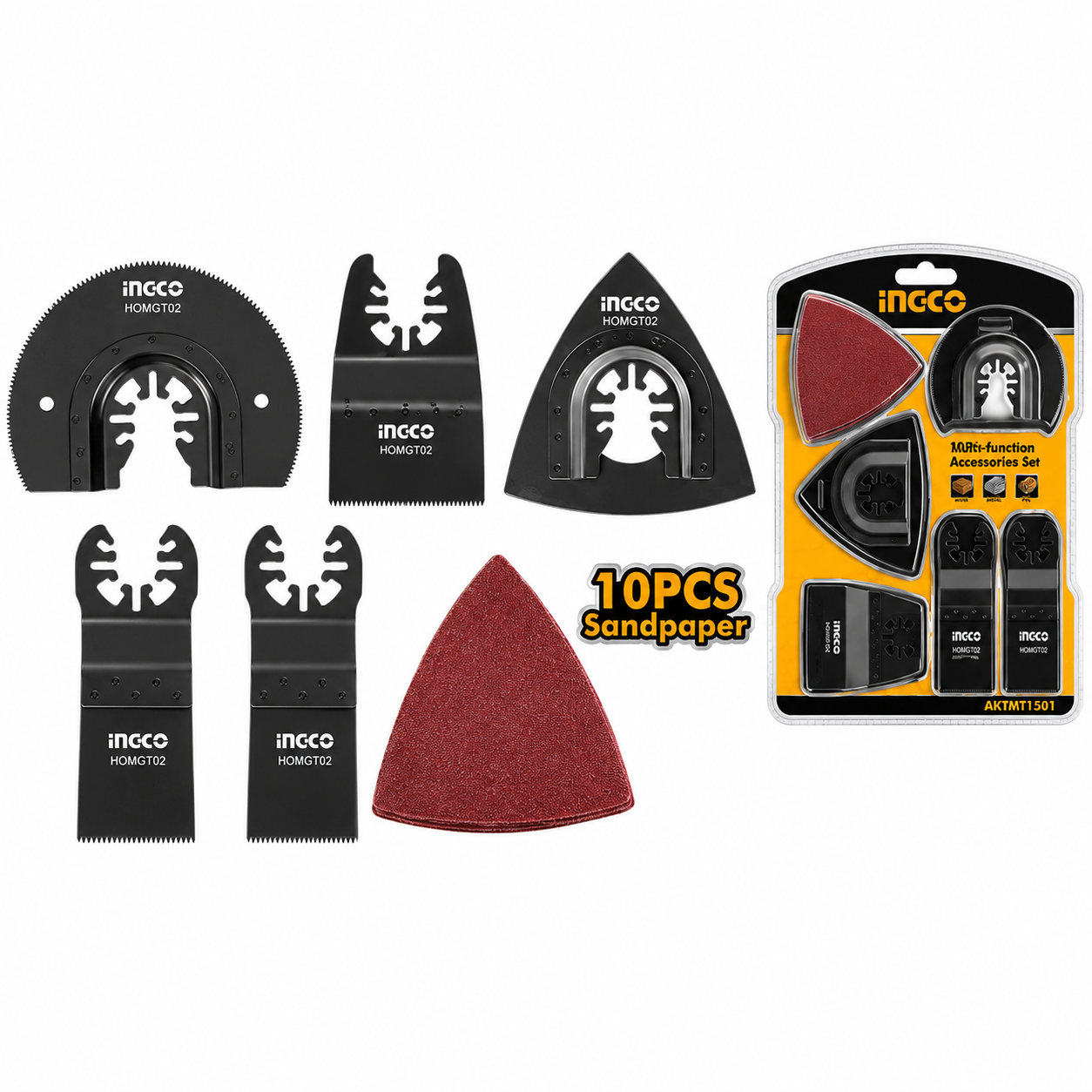 Kit de Lames et Accessoires pour Outil Multifonction  – 15 Pièces