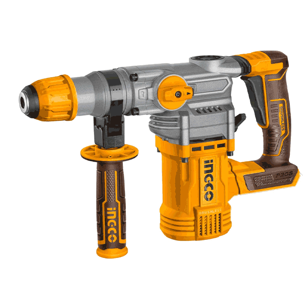 Marteau perforateur SDS Plus Sans Charbons 20V 28mm+6access - image 2