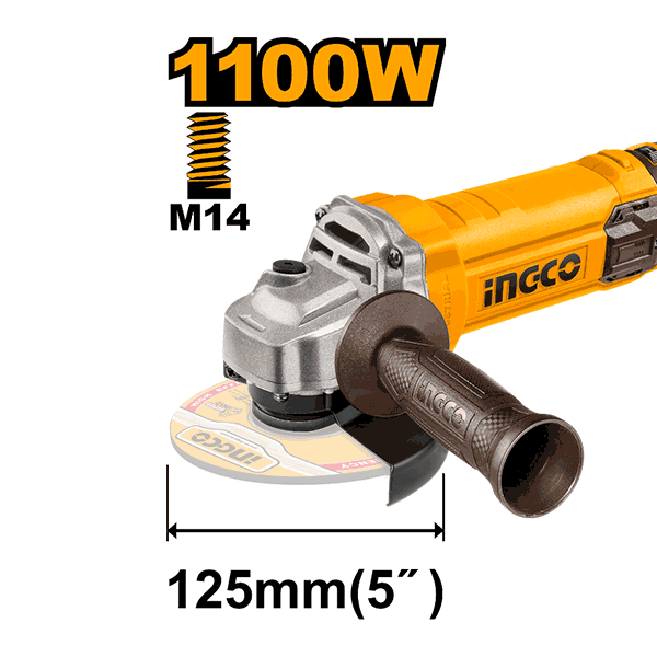 Meuleuse 125Mm 1100 W Ingco - image 5