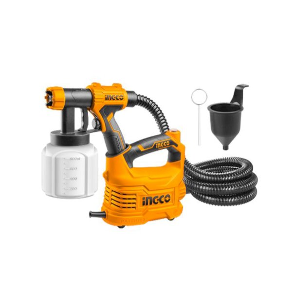 Pistolet à peinture 550w bac en plastique