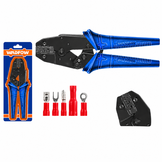 Pince à Sertir Professionnelle WADFOW WCP1609 – 0,5 à 6 mm² pour Cosses Non Isolées