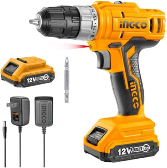 Perceuse-visseuse sans fil 12V 25Nm avec LED intégrée