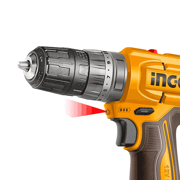 Perceuse Visseuse A Percussion 12V 20Nm +2 Batteries 1.5Ah Ingco - image 2