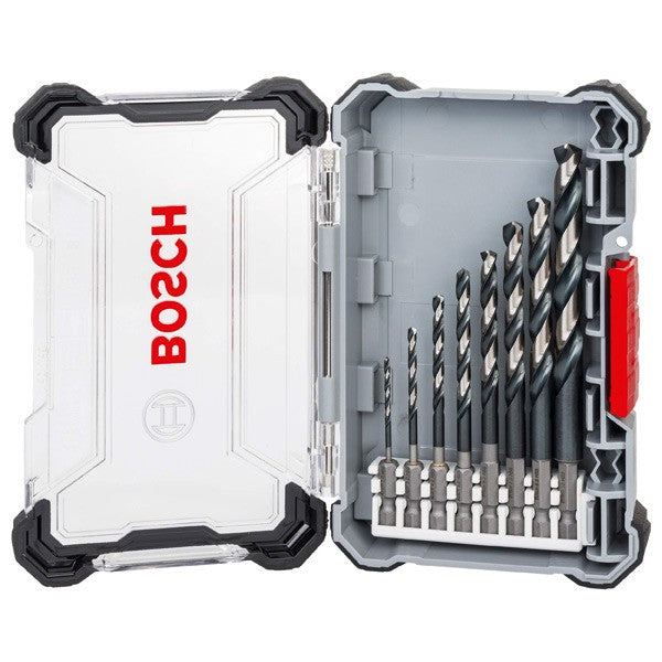 Set de 8 forets à metaux - HSS Impact Control 2,3,4,5,6,7,8,10 mm