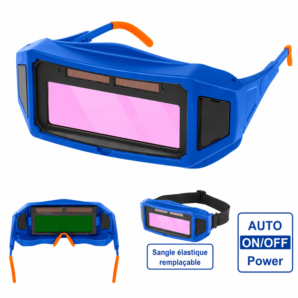 Lunettes de soudage à assombrissement automatique