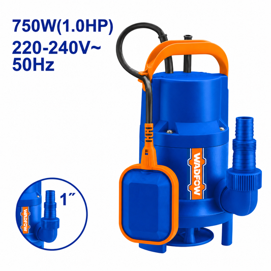 Pompe Submersible pour Eaux Usées 750W (1 HP)