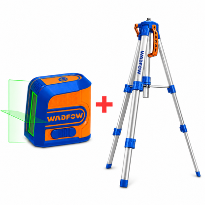 Kit Niveau Laser Auto-Nivelant à Faisceau Vert 30 m avec Trépied Réglable