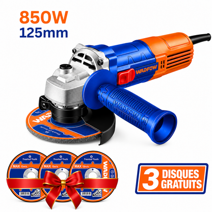 Meuleuse 850W - 125mm + CADEAU