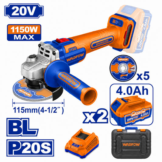 Meuleuse d’Angle 1150W Sans Fil 20V