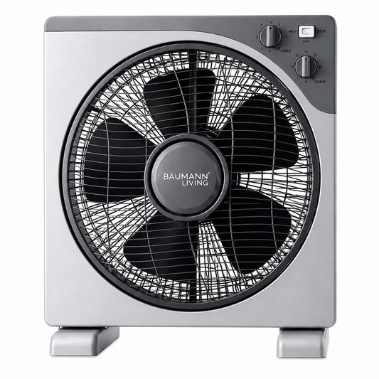 VENTILATEUR BOX 12’’  Fraîcheur puissante, format compact