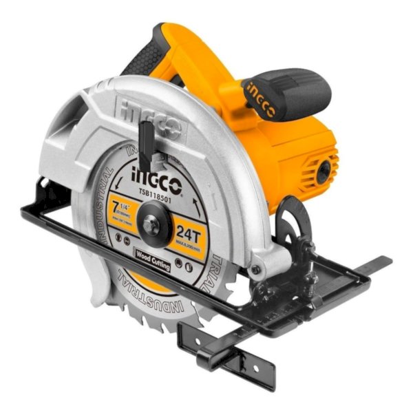 Scie circulaire 185mm 1400w + 1 lame ss