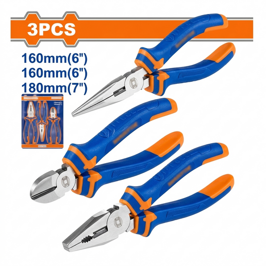 Lot de 3 pinces