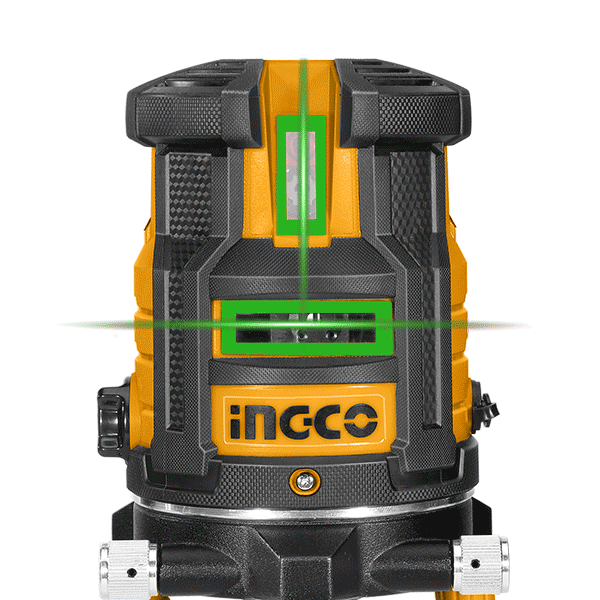 Laser Linéaire 1 ligne horizontale et 4 lignes verticales Laser Vert 0-30M - image 2