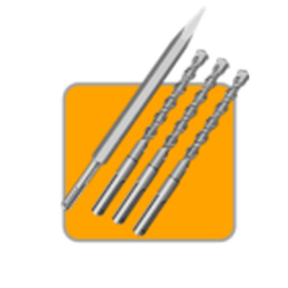 Marteau perforateur sans fil SDS Plus 20 V 22 mm avec 2 batteries 4,0 Ah et 1 chargeur pour bois, acier et béton - image 3