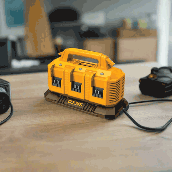 Chargeur à batteries 20V 4Ah 6ports - image 4