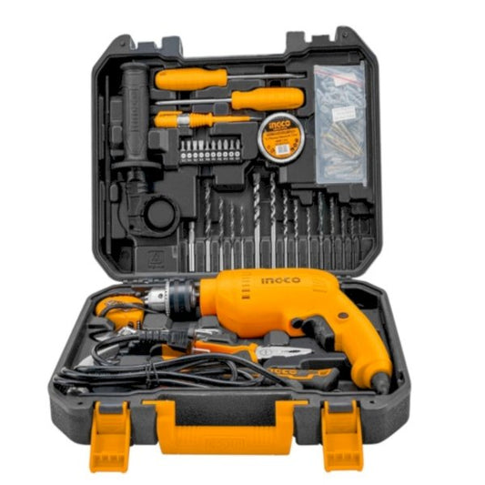 Coffret perceuse 13mm 680w 115pcs