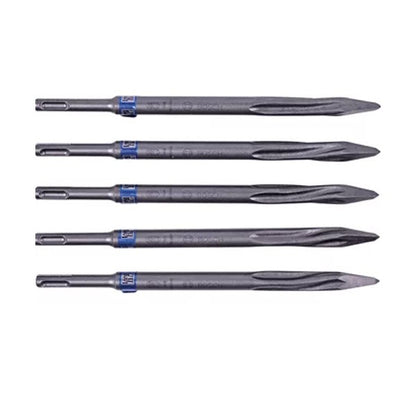 Jeu 5 burins sds plus pointu 250mm