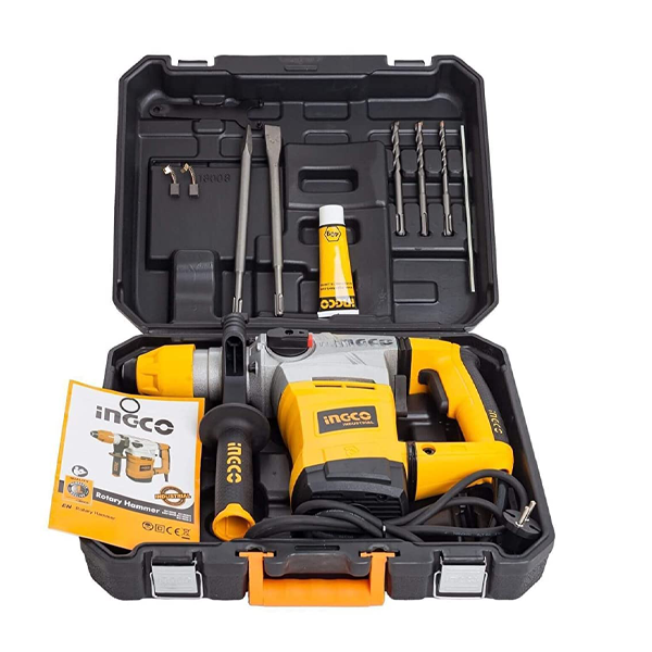 Marteau perforateur sds plus 1800w 36mm avec variateur de vitesse + 5 access - image 4