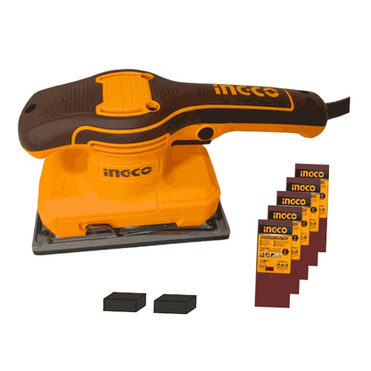 Ponceuse vibrante 320W180mmx90mm + 5 papiers abrasifs - image 5