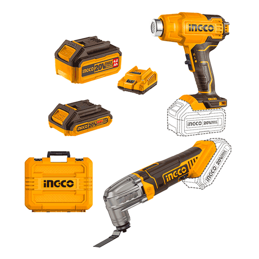 Pack Outil multifonctions/Décapeur thermique20V/ 2Batteries