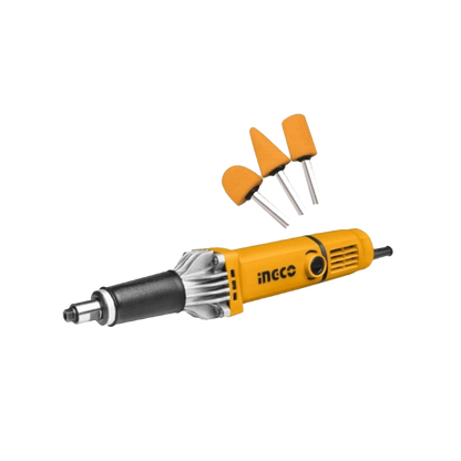 Meuleuse droite 6mm 400w + 3 accessoires - image 5