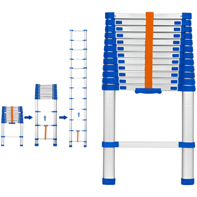 ECHELLE TELESCOPIQUE ALUMINIUM 3.8M