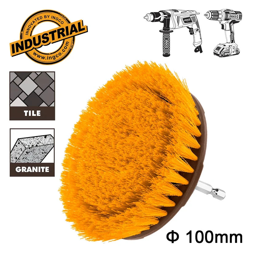 Brosse de Nettoyage Nylon Medium 4"