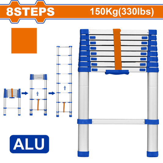 ECHELLE TELESCOPIQUE ALUMINIUM 2.4M