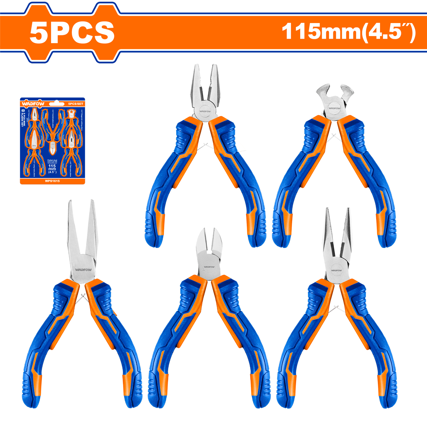 5 Pcs mini pliers set - image 2