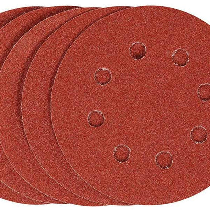 Jeu feuilles abrasives ponceuse orbitale 5pcs 125mm - image 3