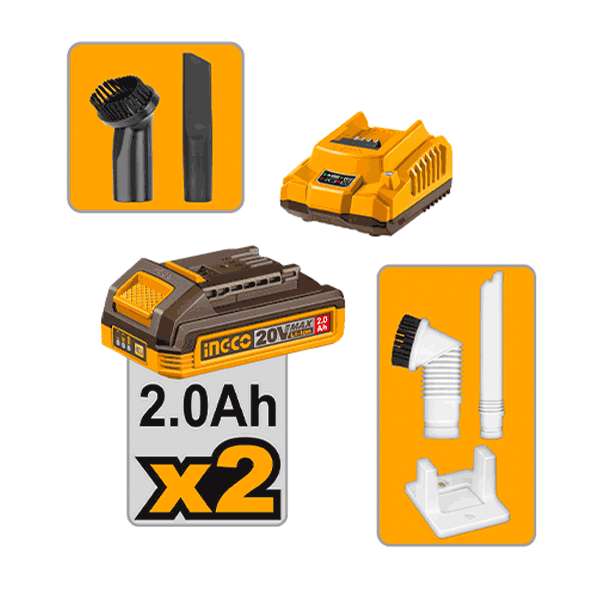 Pack Aspirateurs 20V Ingco - image 4