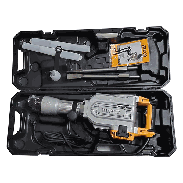 Marteau burineur 16kg 1700w + 2 burins - image 4