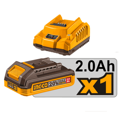 Ponceuse Excentrique Brushless 20V +1Batt 2Ah 125Mm Ingco - image 4