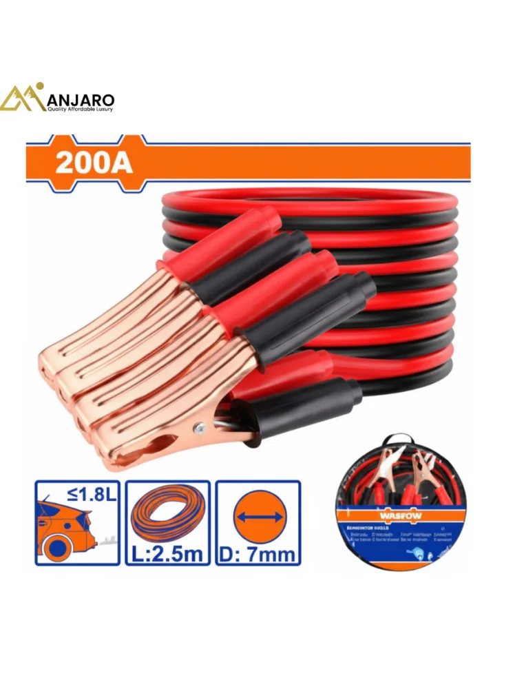 CABLE DE BATTERIE 200A 2.5M