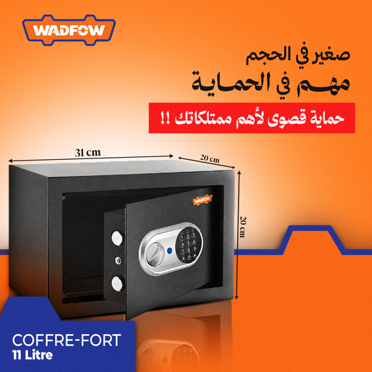 Coffre-Fort Électronique 11 Litres avec Code Numérique
