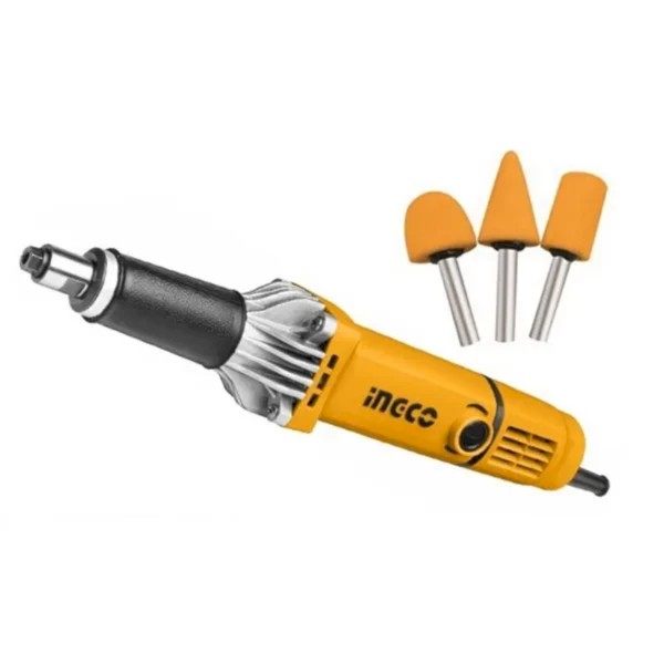 Meuleuse droite 6mm 400w + 3 accessoires
