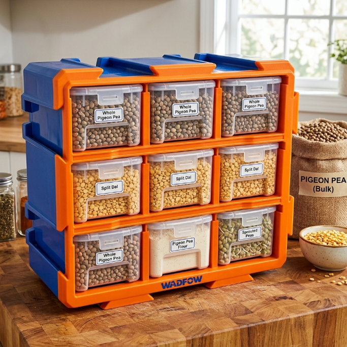 Tour de rangement modulaire 380×155×320mm