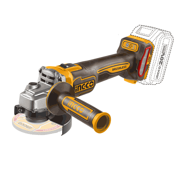 Meuleuse 115Mm 1200W 20V Sans Batterie/Chargeur