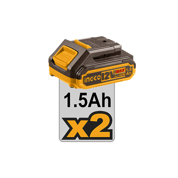 Perceuse Visseuse A Percussion 12V 25Nm 2Batteries Plates Si - image 4