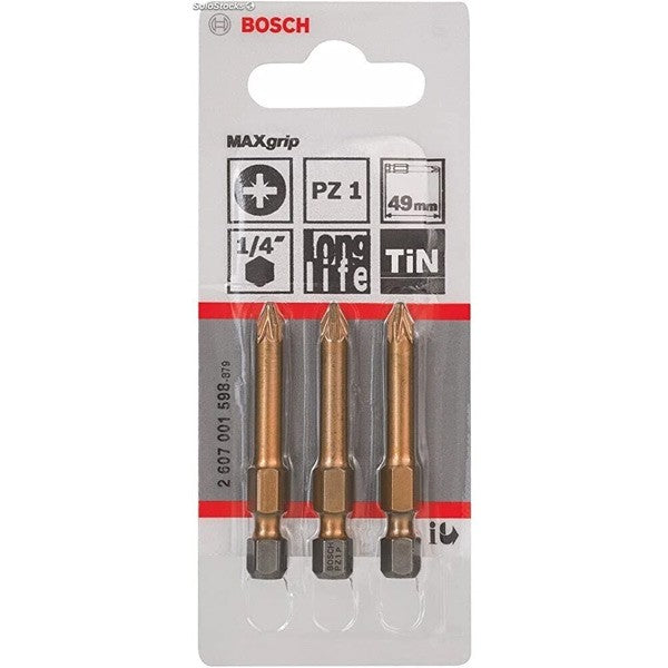 Jeu de 3 embouts max grip pz1-49
