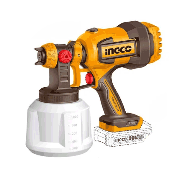 Pack De 3 Machines Pistolet Peinture/Nettoyeur/Aspirateurn 20V Ingco - image 3