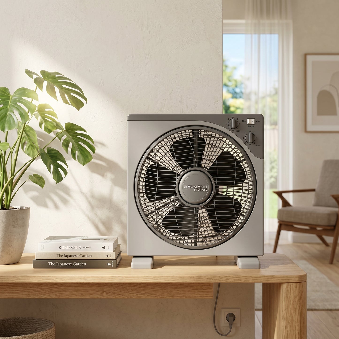 VENTILATEUR BOX 12’’  Fraîcheur puissante, format compact